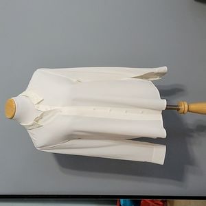 Equipment sheer cream sm blouse